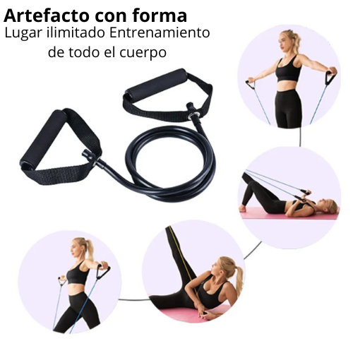 EXTENSOR ELÁSTICO - TRANSFORMA TU CUERPO HOY MIESMO EN CASA!